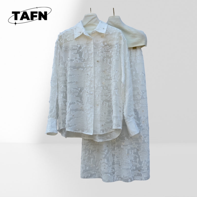 Women'S Formal Day Wear - Dames moderne tweedelige jurkenset Casual bijpassende