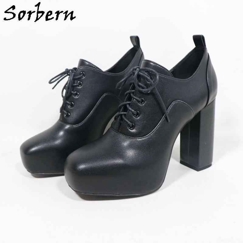 Pump Heel Block - Sorbern Unisex Stijl Pomp Schoenen Vrouwen