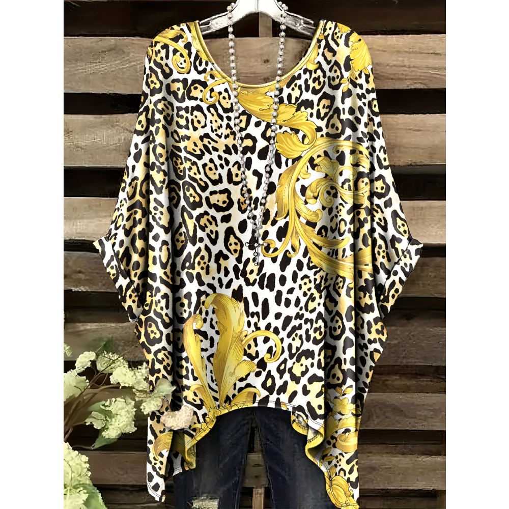 Women'S Formal Day Wear - Damesmode T-shirt met dierenprint Formele kleding
