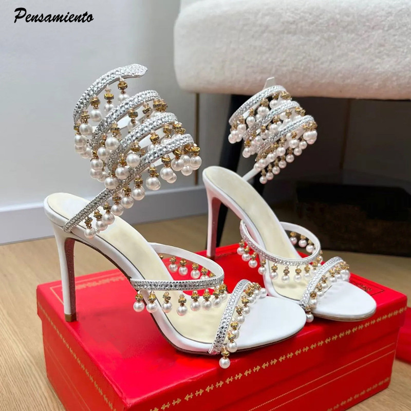 Women Formal Wear For Wedding - Luxe strass steentjes parels kwastjes dames