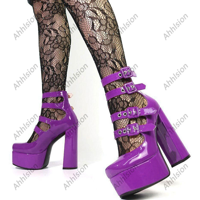Ahhlsion Dames Lente Pomp Lakl - Pump Heel Block recensie en prijs