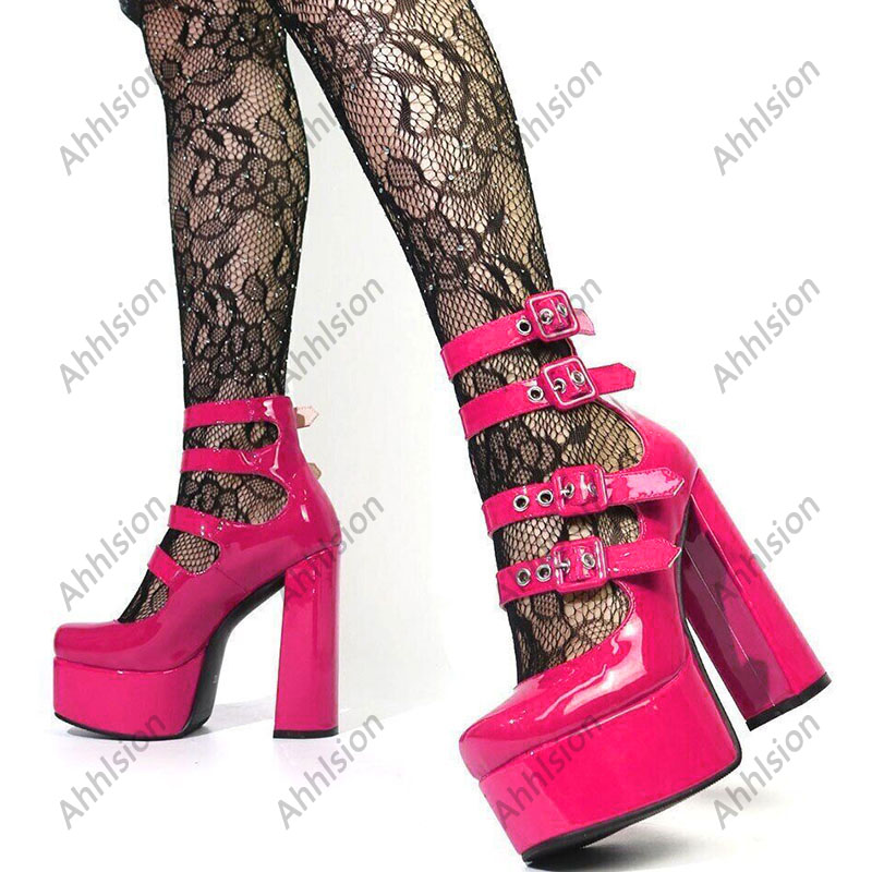 Ahhlsion Dames Lente Pomp Lakl - Pump Heel Block recensie en prijs