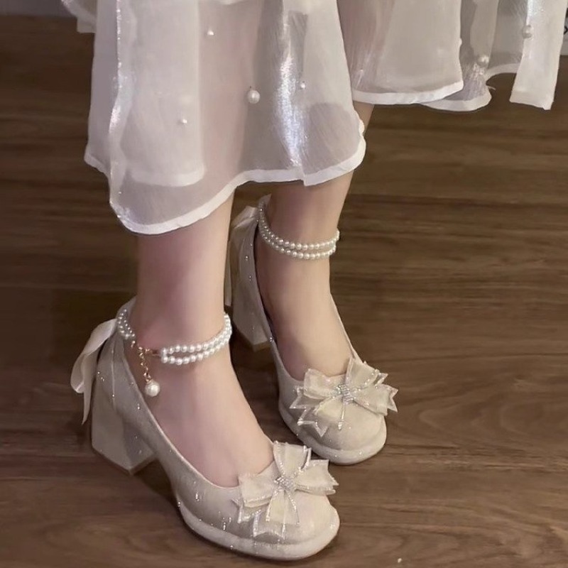 Platformpumpschoenen met Frans - Pump Heel Block recensie en prijs