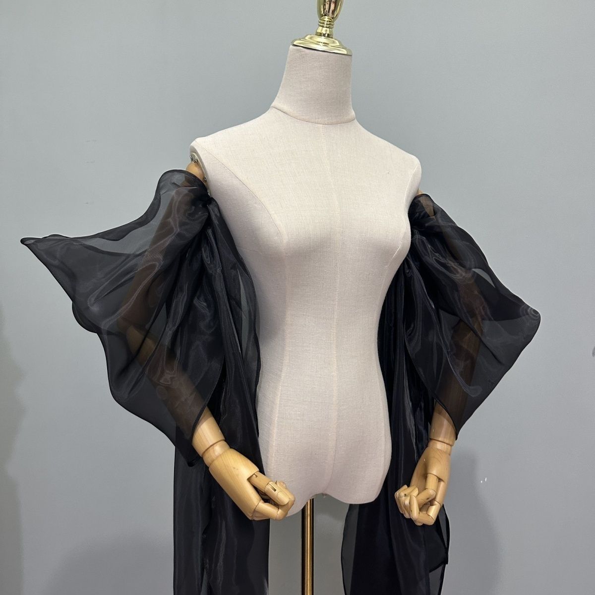 Bruidsmouw van organza, afneem - Women Formal Wear For Wedding recensie en prijs