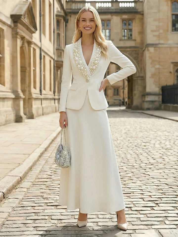 Luxe Parel Damespakken 2-delig - Women Formal Wear With Skirt recensie en prijs