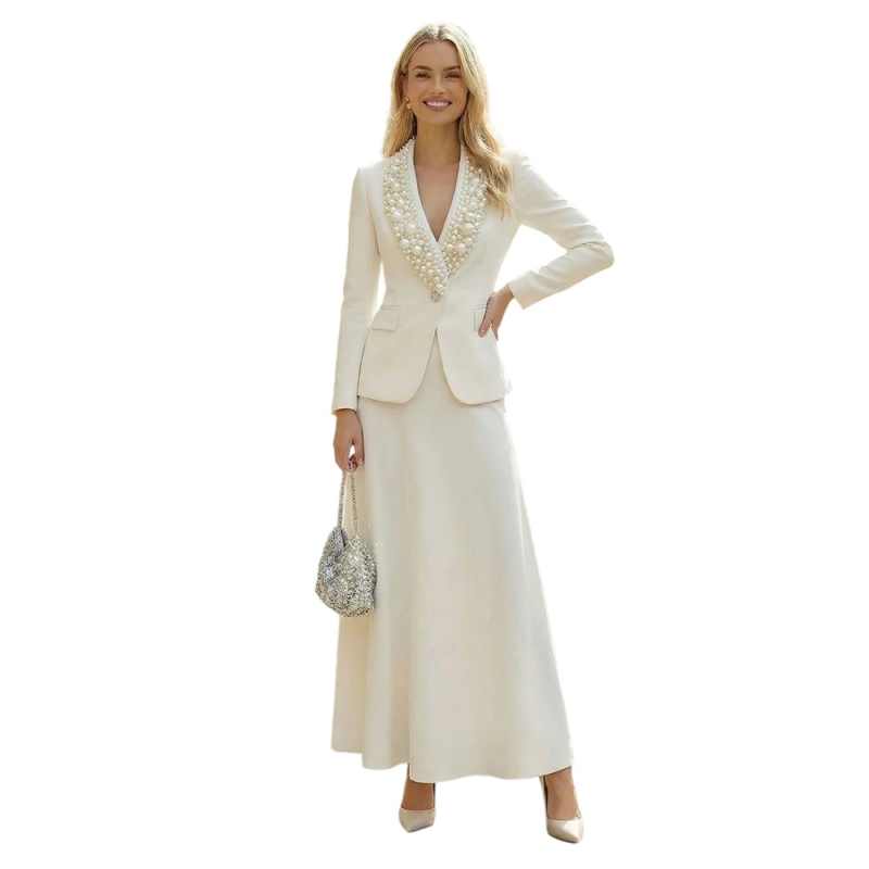 Luxe Parel Damespakken 2-delig - Women Formal Wear With Skirt recensie en prijs