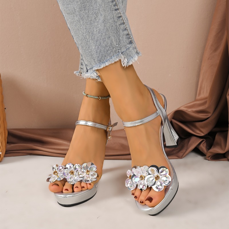 Sandalen Fish Mouth Enkelbandj - Pump Heel Block recensie en prijs