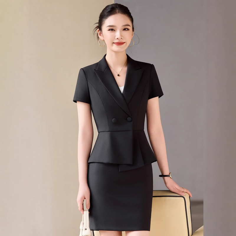 Grijs pak met korte mouwen voo - Women'S Formal Wear Stores recensie en prijs