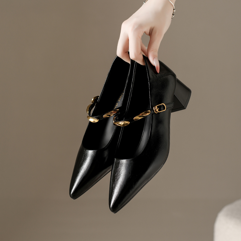 Nieuwe Stijl Mode Vrouwen Punt - Pump Heel Block recensie en prijs
