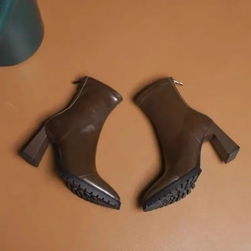 Franse strakke laarzen met pun - Pump Heel Block recensie en prijs