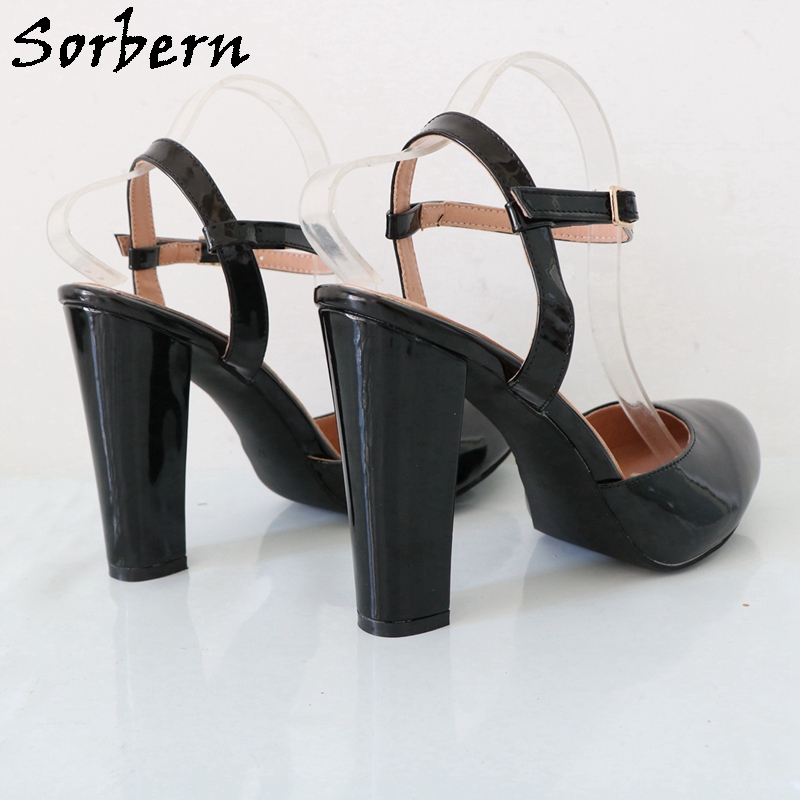 Sorbern Zwart Glanzend Blok Ho - Pump Heel Block recensie en prijs