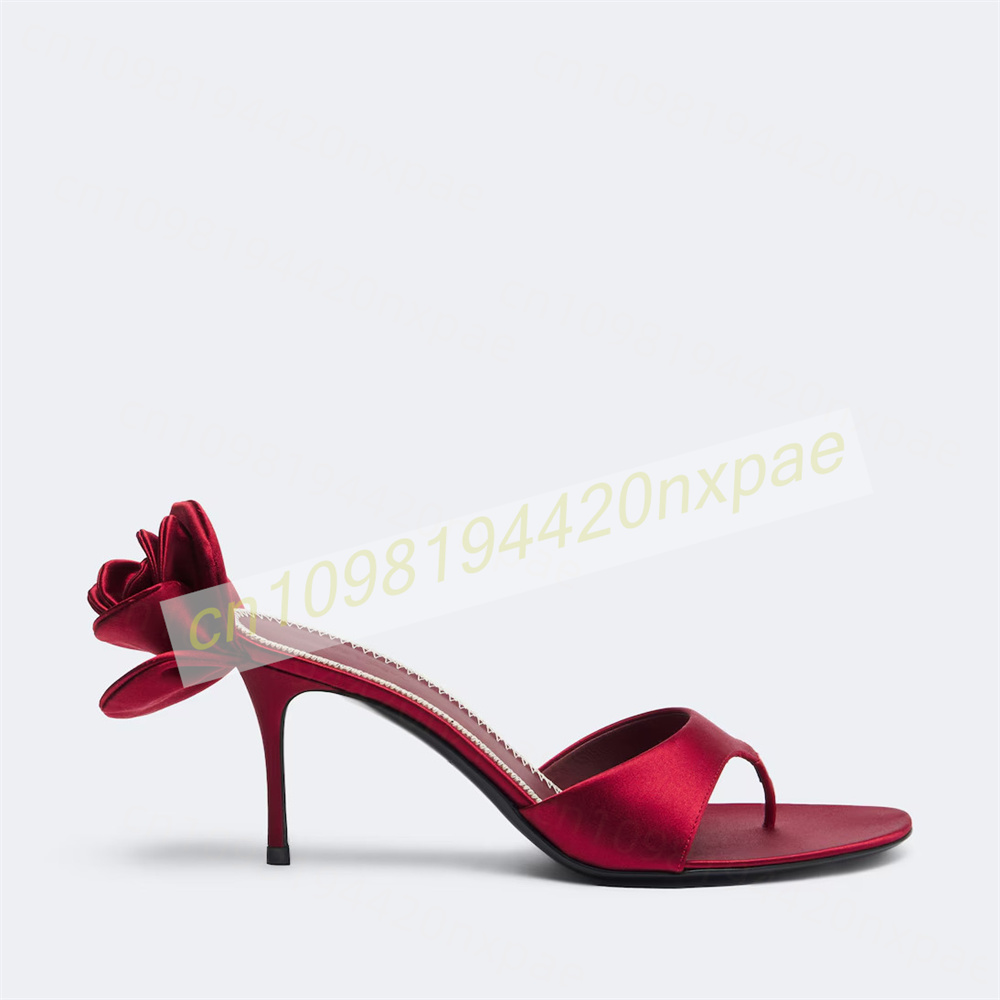 Dames rode satijnen thong mule - Women Formal Wear For Wedding recensie en prijs