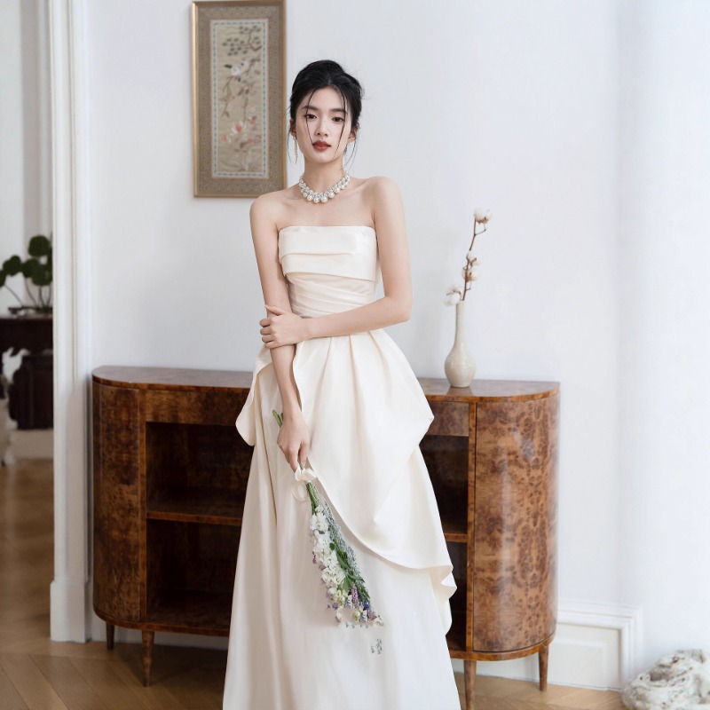 Franse strapless bruidsjurk vo - Women Formal Wear For Wedding recensie en prijs