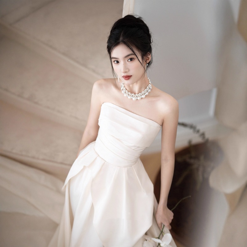Franse strapless bruidsjurk vo - Women Formal Wear For Wedding recensie en prijs