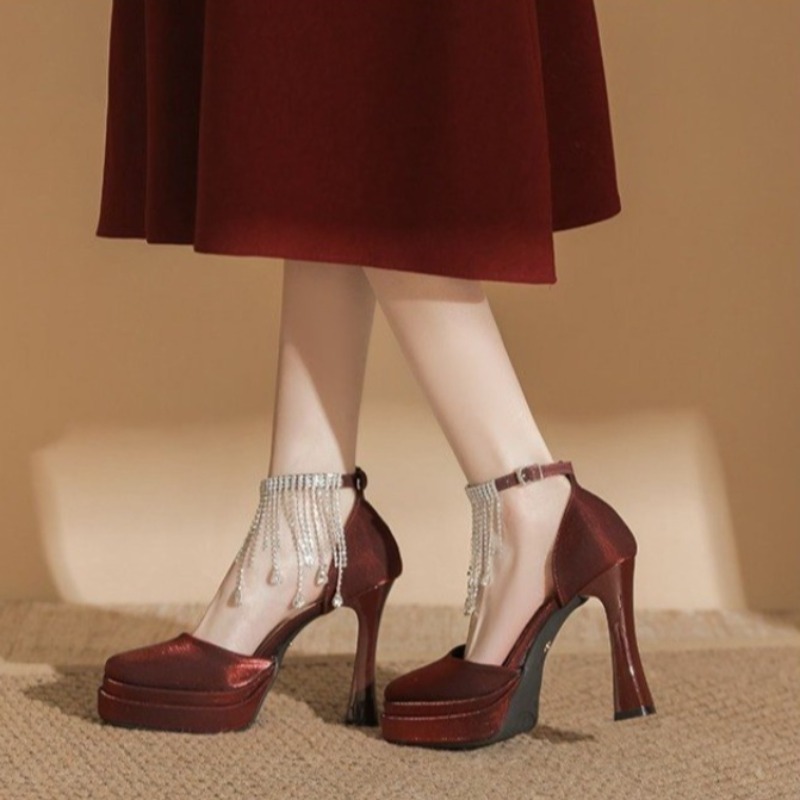 Dames Mary Jane bruidsschoenen - Pump Heel Block recensie en prijs
